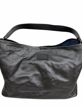 Parker Thatch Medium Jane Shoulder Bag Black Leather Slouchy